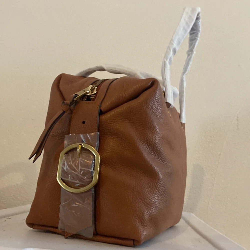 J.Crew Bristol‎ Convertible Pebbled Leather Satchel
